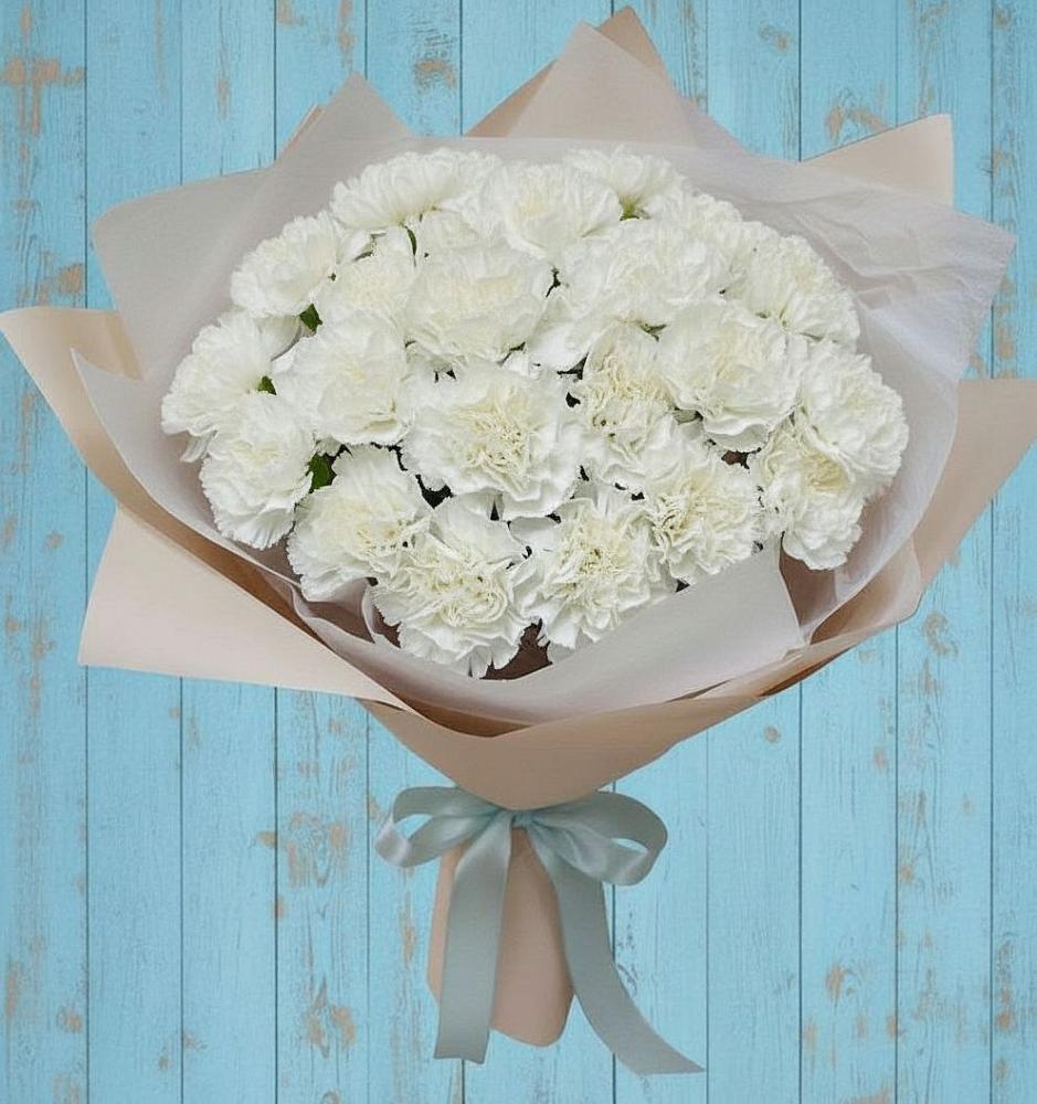 Букет цветов из: Гвоздики в Томаровке