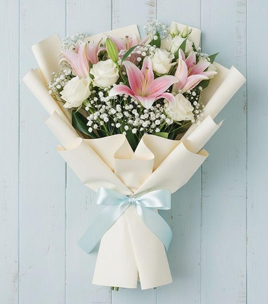 Букет цветов из: Лилии в Томаровке