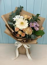 Букет цветов из:  Герберы и Хризантемы в Томаровке