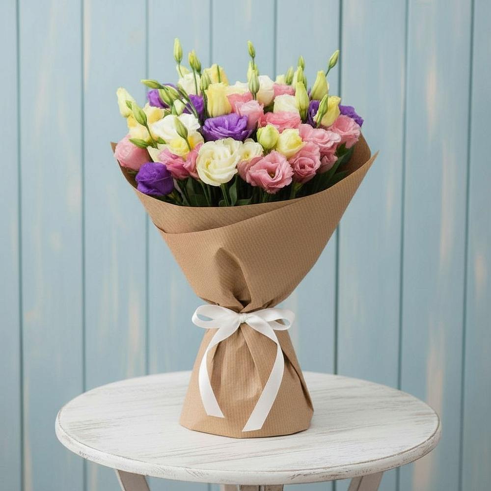 Букет цветов из: Лизиантусы в Томаровке