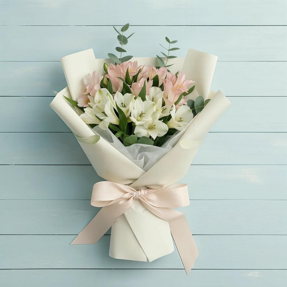 Букет цветов из: Альстромерии в Томаровке