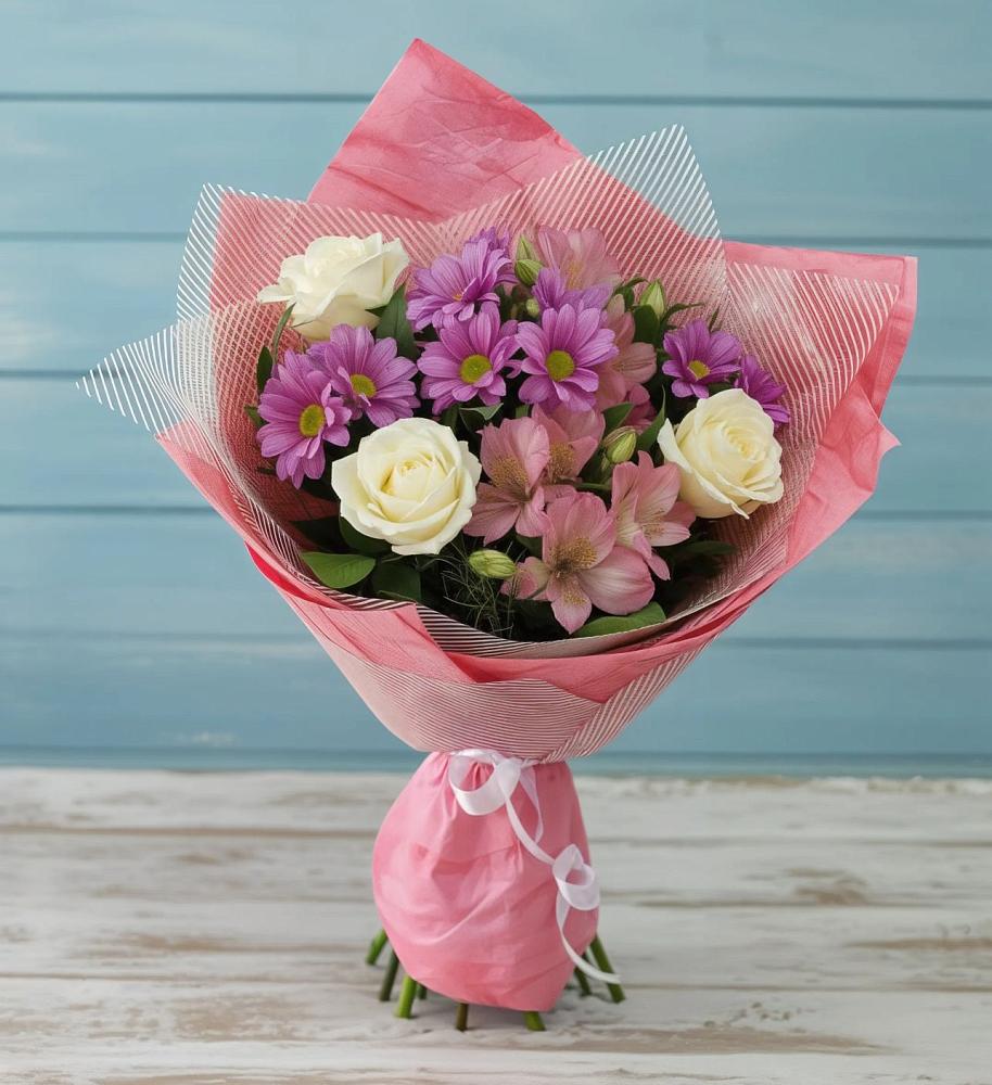 Букет цветов из: Герберы в Томаровке