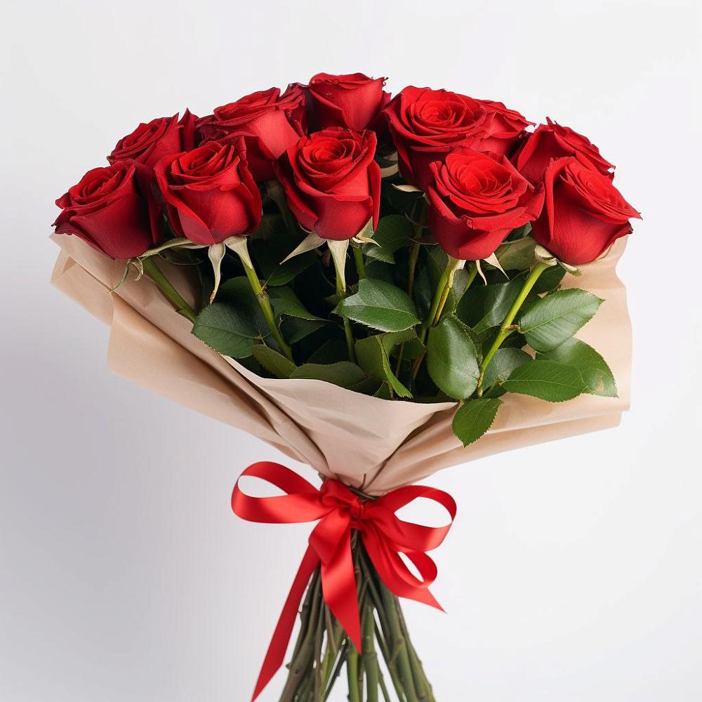 Букет 11 Красных роз Эдлесс Лав в Томаровке
