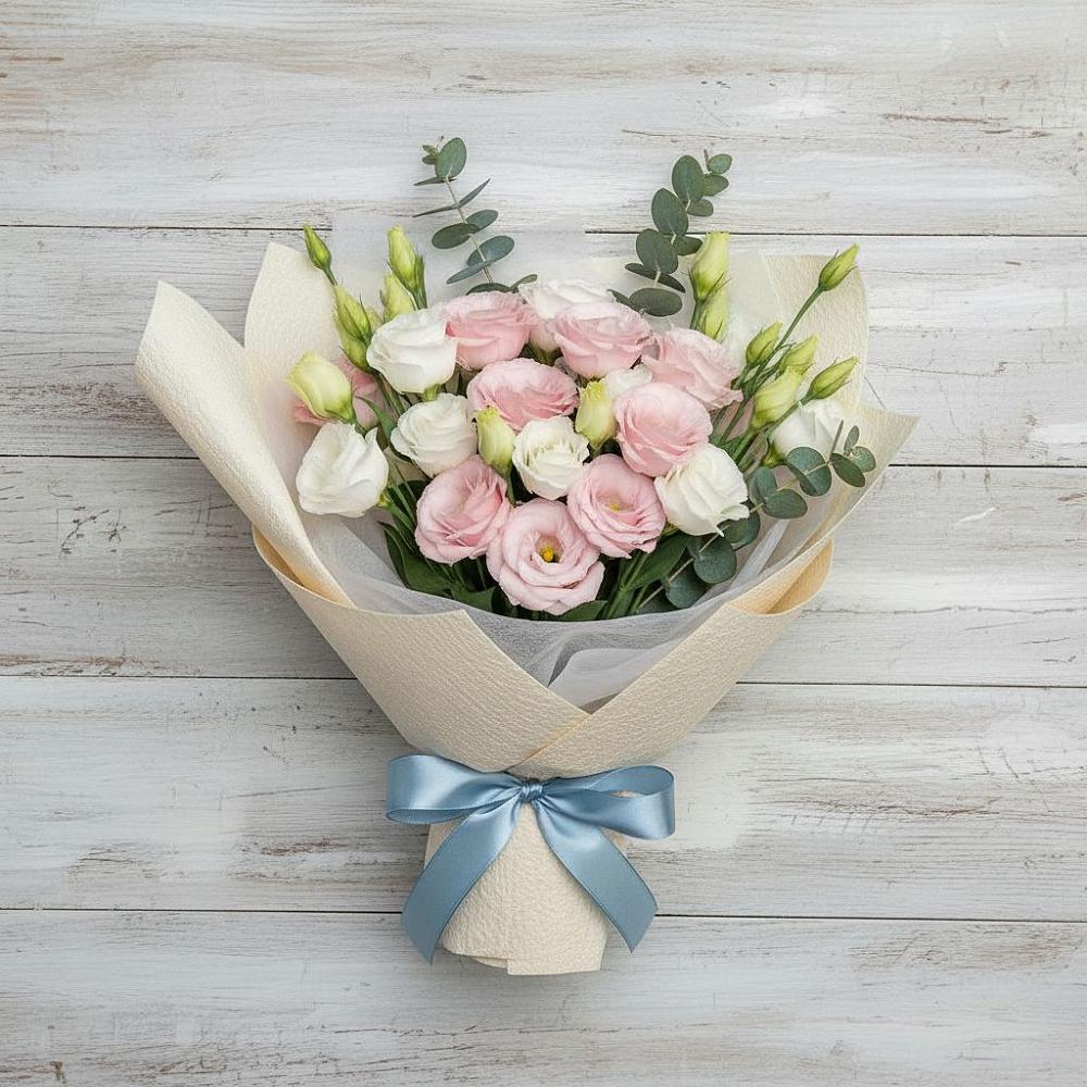 Букет цветов из: Лизиантусы в Томаровке